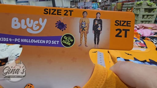 Character Kids' 4-Piece Halloween Pajama Set