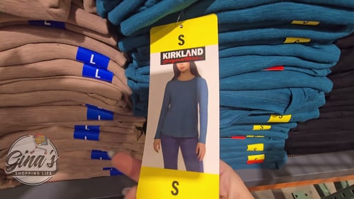 Kirkland Signature Women's Long Sleeve Slub Tee