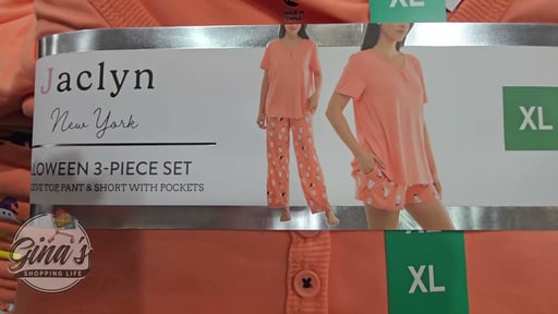 Jaclyn Women's Halloween PJ Set 3-Piece