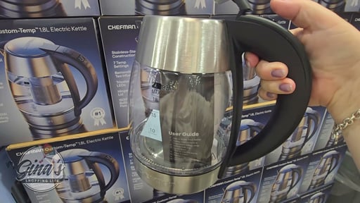 Chefman Custom Temp Digital Electric Kettle 1.8L