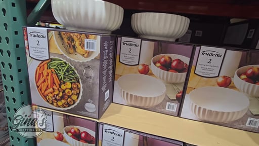 Trudeau Bloom Nesting Serving Bowls, 2-Pack