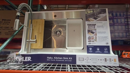 Kohler 33" Haku Undermount Kitchen Sink Kit