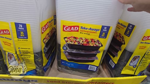 Glad Take-Aways 38oz Storage Container 70 CT / 35 Sets