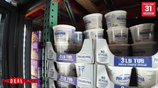 Philadelphia Cream Cheese Spread 3 Pound Tub