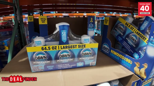 Dawn Platinum PowerWash Dish Spray 21.5 oz + 43 oz Refill