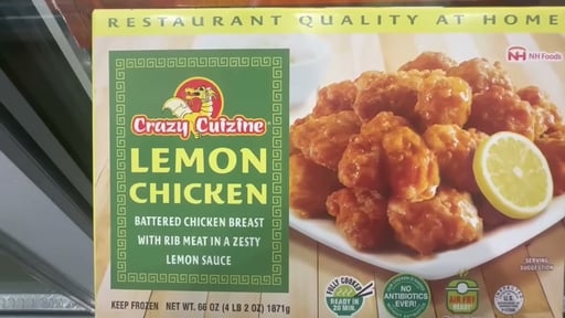 Crazy Cuizine Lemon Chicken, 66 oz