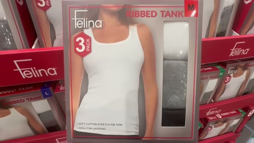 Felina Women's Ribbed Tank 3-Pack