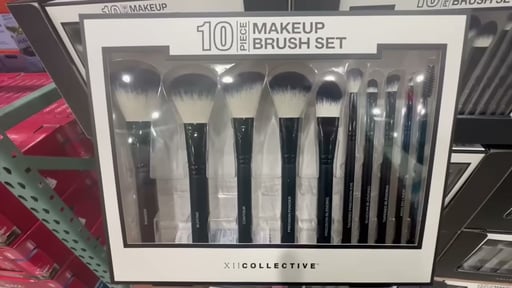 XII Collective 10-Piece Makeup Brush Set