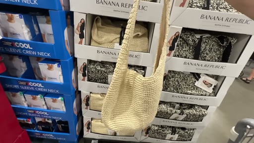 Banana Republic Raffia Tote Bag