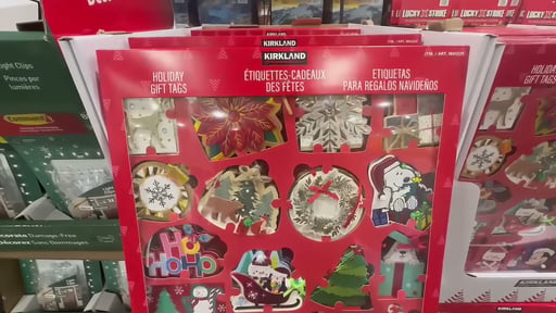 Kirkland Signature Deluxe Holiday Gift Tags, 100 Count