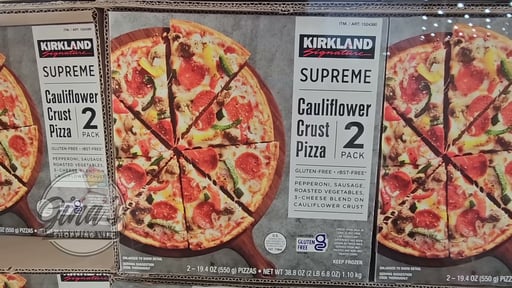 Kirkland Signature Supreme Cauliflower Pizza 2/19.4 oz ea