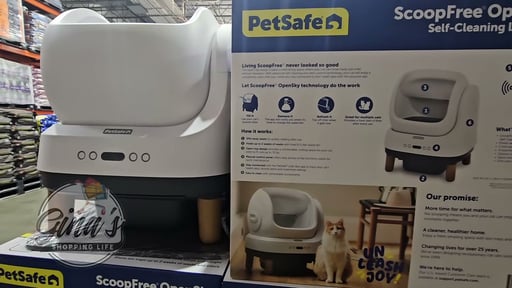 PetSafe ScoopFree OpenSky Self-Cleaning Cat Litter Box Bundle with Liners, Deodorizer, Mat & App