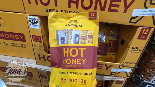 Anthem Snacks Hot Honey Beef Sticks 12 ct/1 oz (0.75 lb)