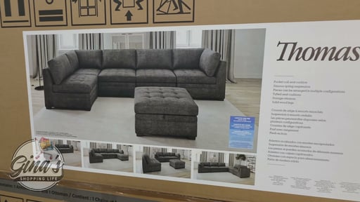 Thomasville Tisdale 6-Piece Modular Fabric Sectional