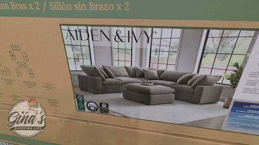 Aiden & Ivy Marlow 6-Piece Modular Fabric Sectional