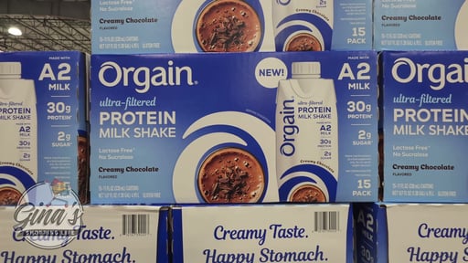 Orgain A2 Ultra-Filtered Protein Milk Shake, Chocolate, 11 fl oz, 15-Pack