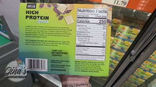 Cello High Protein Boost Snack Pack, 8 × 1.85 oz