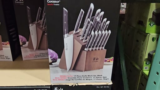Cangshan Denali Knife Set 17-Piece Knife Block