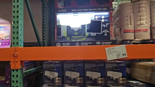 Lutec 3000L Solar Security Light