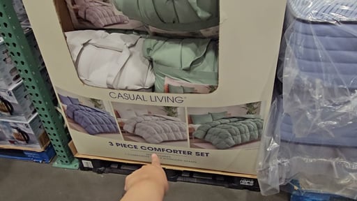 Casual Living Zuri Mega Puff 3-Piece Queen Comforter Set