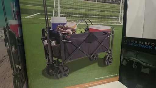 Mac Sports XL Folding Wagon w/Brakes