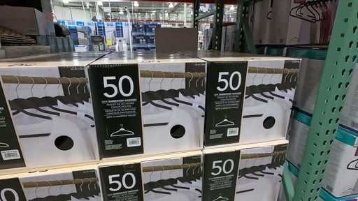 50-Pack Rubberized Hangers