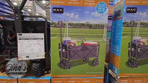 Mac Sports XL Folding Wagon with Brakes