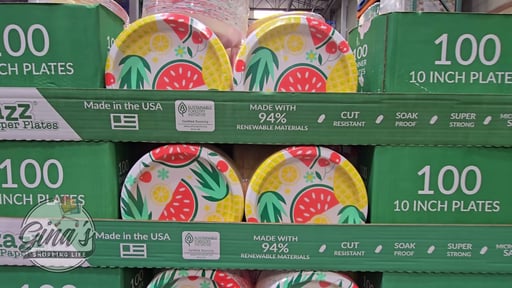 Pizazz 10" Patriotic Paper Plate, 100 Count