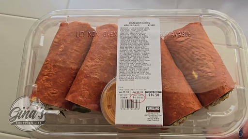 Southwest Wrap with Sauce & Rotisserie Chicken Per LB