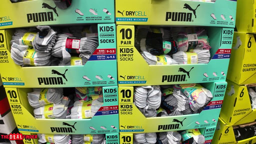 Puma Youth No Show Sock 10PR