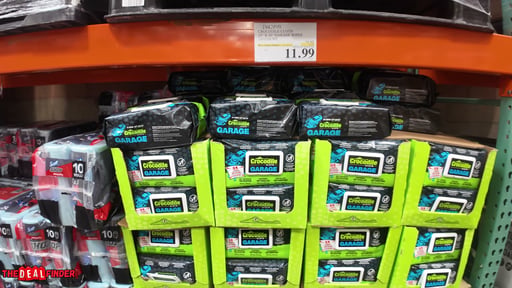 Crocodile Cloth 15" x 10" Garage Wipes 110 Count