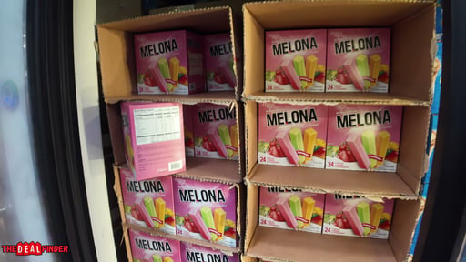 Melona Ice Bars Mango/Strawberry/Melon 24 CT