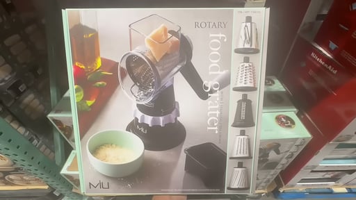 MIU Rotary Food Grater with Stainless Steel Drums
