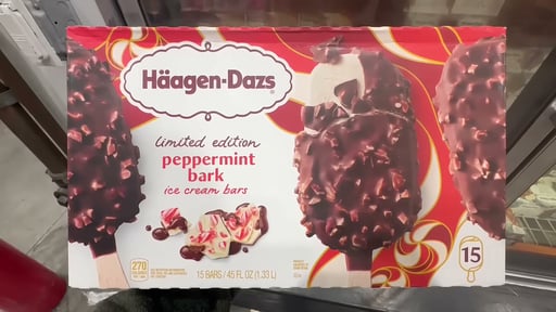 Haagen-Dazs Peppermint Bark Ice Cream Bars