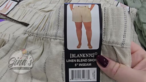 BLANKNYC Women's Linen Blend Short