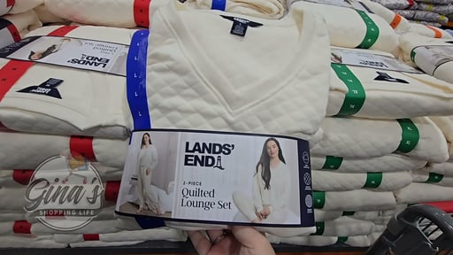 Lands' End Women's Quilted 2-Piece Set