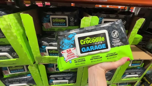 Crocodile Cloth Garage Cleaning Cloths 15" x 10" 110 Count