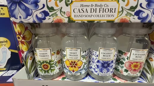 H+B Casa di Fiori Hand Soap, 4-Pack, 16 fl oz Each
