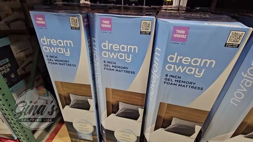 Novaform DreamAway 8" Memory Foam Twin Mattress