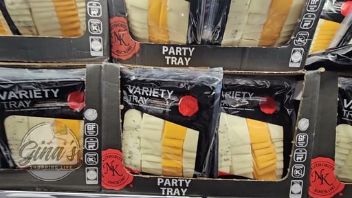 Kosher Sliced Cheese Variety Party Tray 24 oz