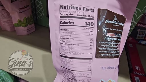 Honolulu Cookie Co Strawberry Matcha Mini Bites 16 oz