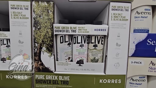 Korres Pure Greek Olive Shower Gel Trio