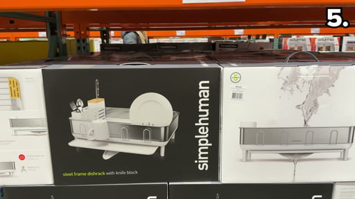 Simplehuman Dishrack with Knife Block