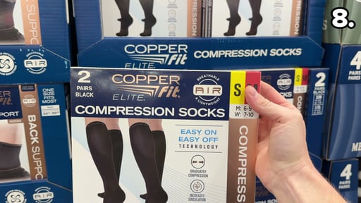 Copper Fit Elite Compression Socks 2-Pack