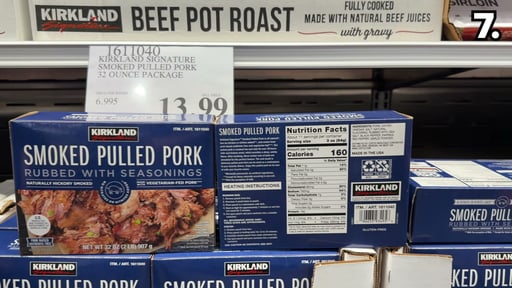 Kirkland Signature Smoked Pulled Pork 2 lb