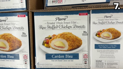 Pierre Breaded Raw Stuffed Chicken Breasts Cordon Bleu