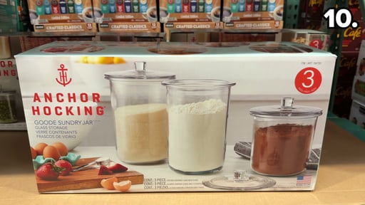 Anchor Hocking Goode Sundry Jar Set of 3