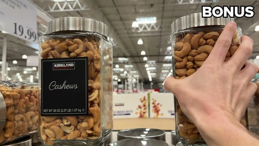 Kirkland Signature Black Label Whole Cashews, Salted, 38 oz