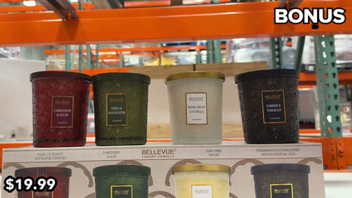 Bellevue Luxury Fall Candles 12 oz, 4-Pack