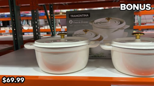 Tramontina 2-Piece Enameled Cast Iron Dutch Oven Set